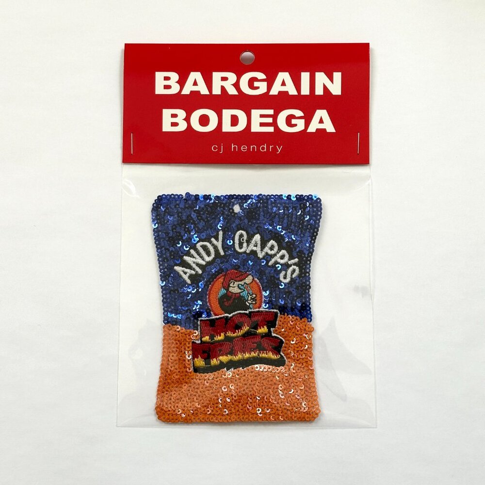 CJ Hendry Bargain Bodega Patch - Andy Capp's Hot Fries Bag